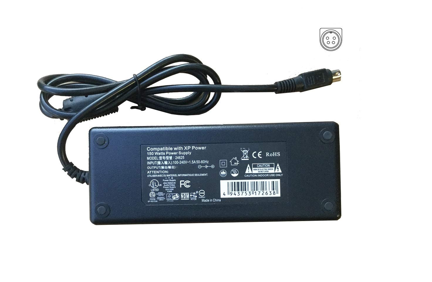 Amazon.com: AC Adapter Compatible with XP Power AHM150PS24C2-8 AC